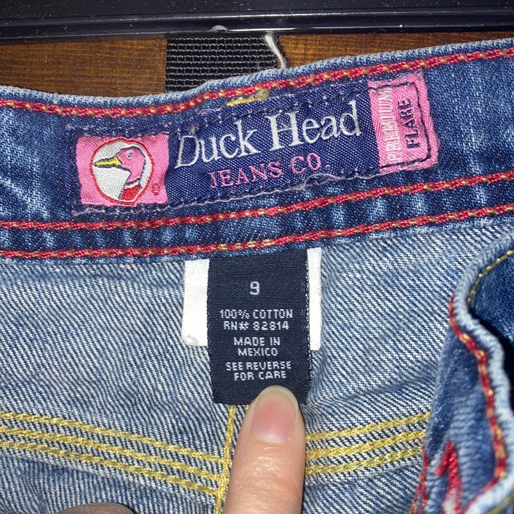 Duck Head Women's Blue Flare Jeans - Picture 3 of 7